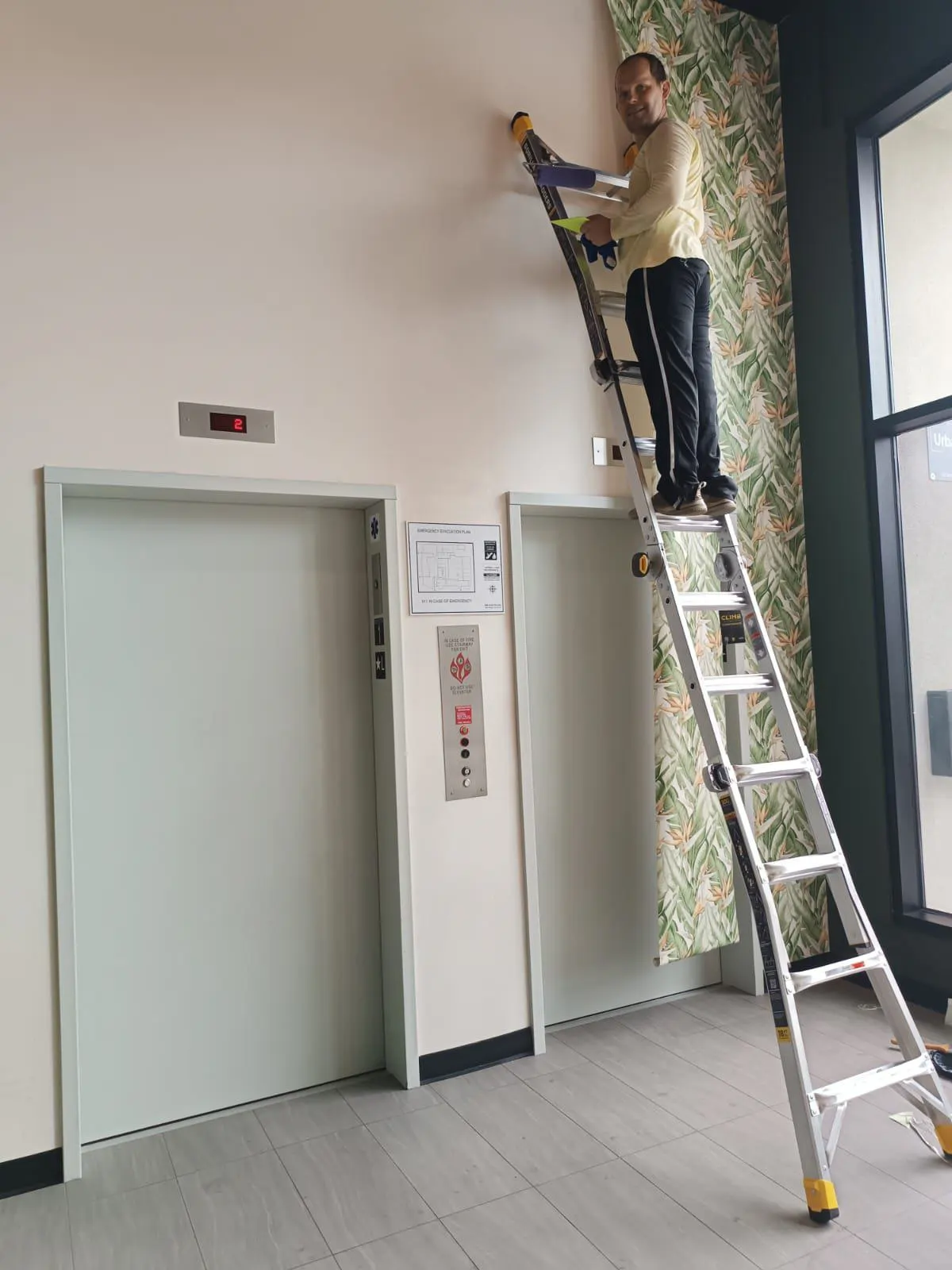 Personalized Wallpaper Installers - commercial wallpaper installation project in Austin TX