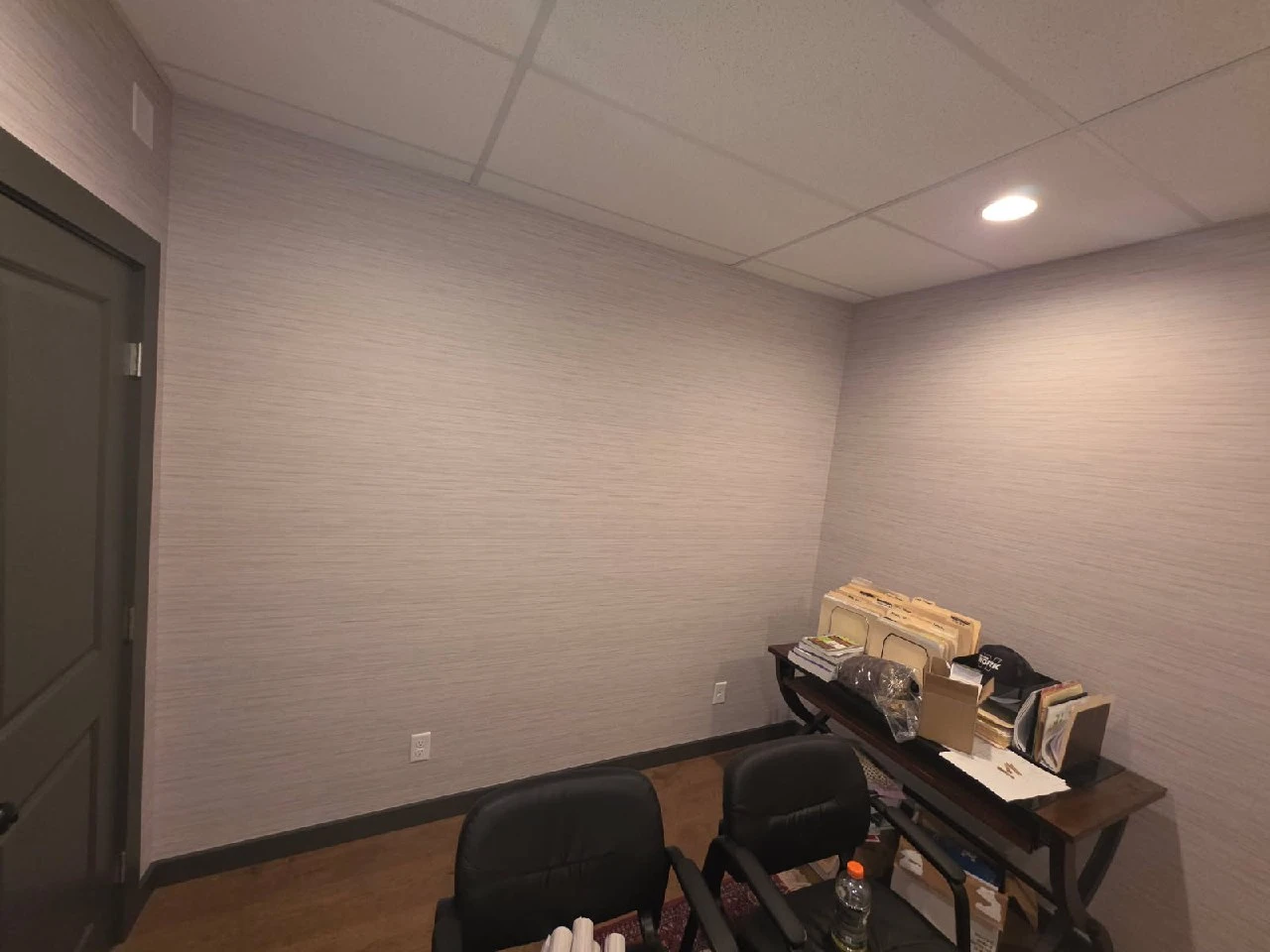 Accent wall wallpaper installation in San Marcos